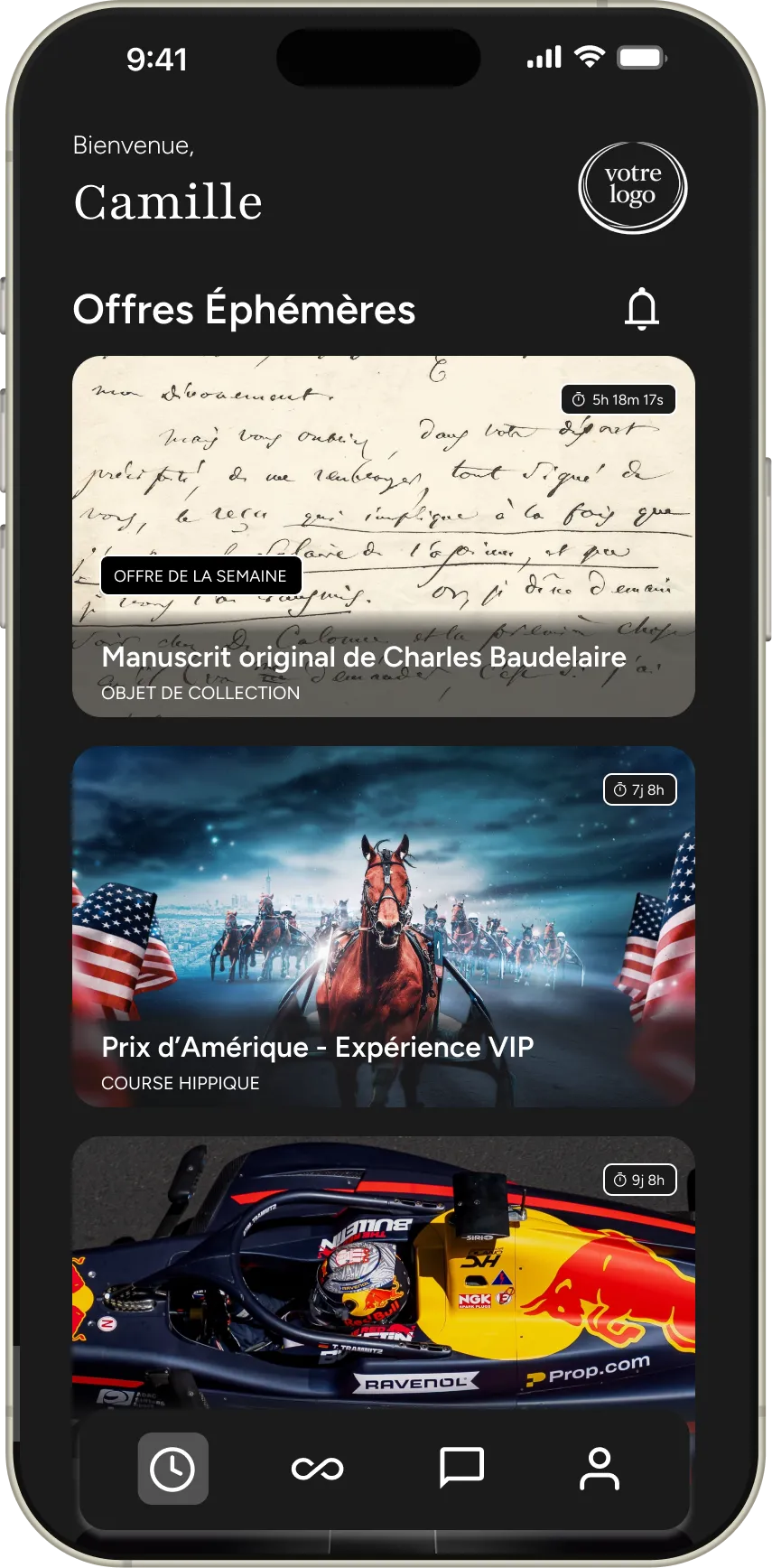 Application mobile Club